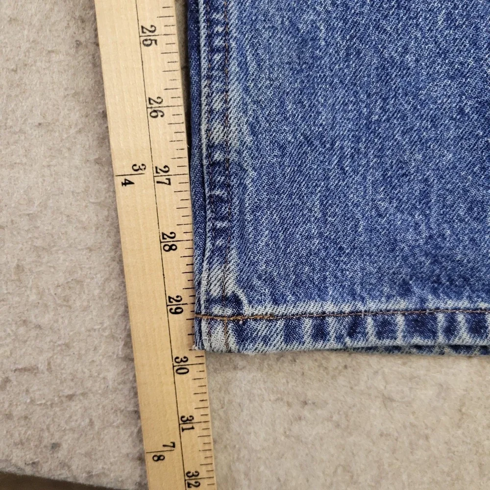 Harley Davidson Jeans Mens 40x30 Blue Denim Relaxed Fit Biker Denim Rider